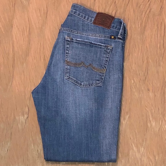 LUCKY JEANS—WOMEN’S “SWEET CROP” MEDIUM WASH—ANKLE CROP!! EUC, GREAT CONDITION!! - Picture 7 of 13